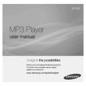 Samsung YP-P2JER User Manual (ENGLISH)