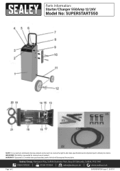 Sealey SUPERSTART550 Parts Diagram