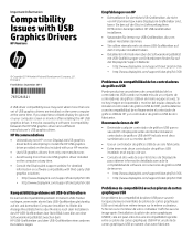 HP EliteDisplay S140u Compatibility Issues with USB Graphics Drivers