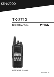 Kenwood TK-3710 User Manual 1