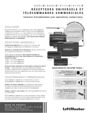 LiftMaster 811LM 850LM Product Guide French