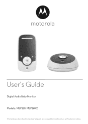Motorola mbp160 User Guide