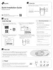 TP-Link RE105 RE105US V5 Quick Installation Guide