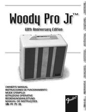Fender Woody Pro Junior 60th Anniversary Owners Manual