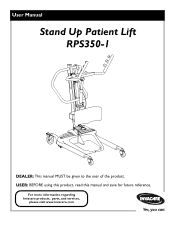 Invacare RPS350-1 Owners Manual