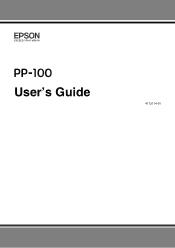 Epson PP 100 User Guide