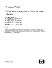 HP StorageWorks XP20000/XP24000 HP StorageWorks XP Disk Array Configuration Guide: Novell NetWare (A5951-96058, January 2010)