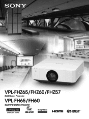 Sony VPLFHZ57/W Brochure FHZ576065-brochure