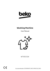 Beko WTK92151 Owners Manual