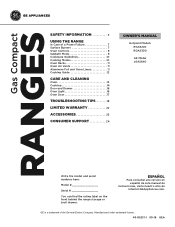 Hotpoint RGAS300DMWW Use and Care Manual