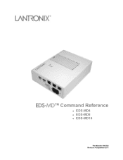 Lantronix EDS-MD EDS-MD - Command Reference