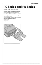 Intermec PD43/PD43c PC Series and PD Series Cutter Tray Instructions