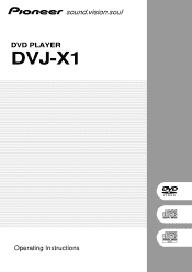 Pioneer DVJ-X1 Owner's Manual