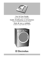 Electrolux EWFLS70JRR Complete Owner's Guide (English)