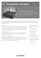 Lantronix PremierWave XC o HSPA Product Brief A4