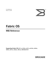 HP StorageWorks 4/32B Brocade Fabric OS MIB Reference Guide v6.1.0 (53-1000602-02, June 2008)