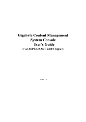 Gigabyte R120-P31 Manual