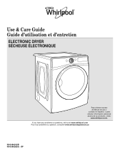 Whirlpool WED88HEAW Use & Care Guide