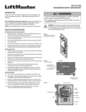 LiftMaster CAPXLV LiftMaster K-41-0117-000 Instruction Sheet - English French Spanish
