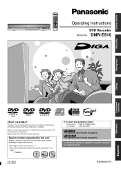 Panasonic DMRES10 Dvd Recorder