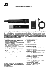 Sennheiser EW-D 835 SET System specification - Evolution Wireless Digital 1