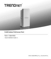 TRENDnet TEW-738APBO Quick Installation Guide