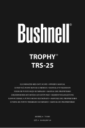 Bushnell 73-0134 Owner's Manual