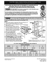 Frigidaire FGET3065KW Installation Instructions (All Languages)