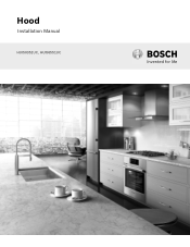 Bosch HUI50351UC Installation Instructions