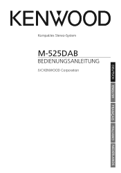 Kenwood M-525DAB Operation Manual