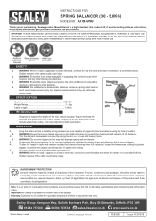 Sealey ATB3050 Instruction Manual