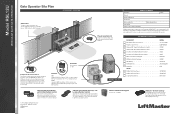 LiftMaster RSL12U RSL12U Site Plan Manual