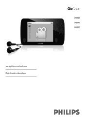 Philips SA6145 User manual