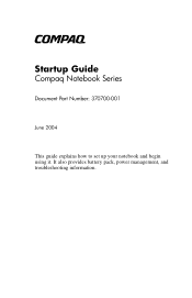 Compaq 7370DMT Startup Guide