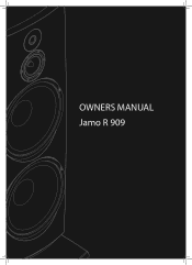 Jamo R 909 Owner/User Manual