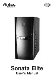 Antec Sonata Elite Manual