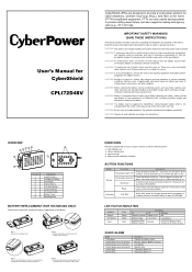 CyberPower CPLI72D48V User Manual
