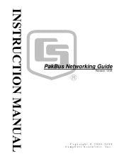Campbell Scientific CR216X PakBus NetWorking Guide