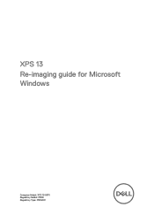 Dell XPS 13 9370 XPS 13 Re-imaging guide for Microsoft Windows