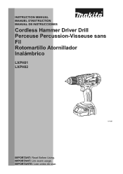Makita LXPH01A Owners Manual