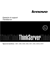Lenovo ThinkServer TS430 (French) Warranty and Support Information