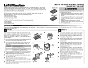 LiftMaster 892LT Instructions - English French