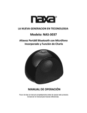Naxa NAS-3037 NAS-3037 Spanish Manual