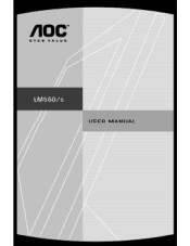 AOC LM560 LM560 Manual