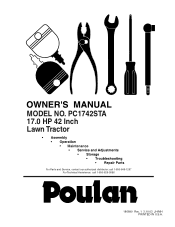 Poulan PC1742STA User Manual