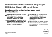 Dell Latitude 7400 Wireless 5821E Qualcomm Snapdragon X20 Global Gigabit LTE Install Guide