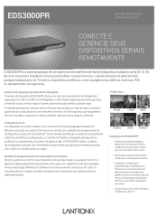 Lantronix EDS3000PR EDS3000 PR Product Brief - Portuguese