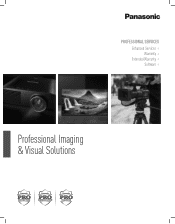Panasonic PT-RQ50K Professional Imaging and Visual Solutions Professional Services