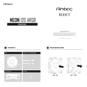 Antec NEON 120 ARGB Manual