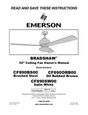 Emerson CF890 Owner Manual